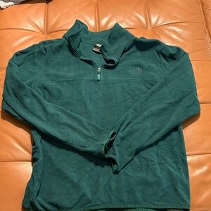 The North Face Dark Green Fleece Jacket